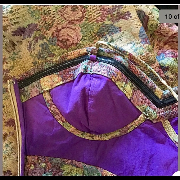 Free People Foiled Tapestry Mini Dress - Picture 6 of 8